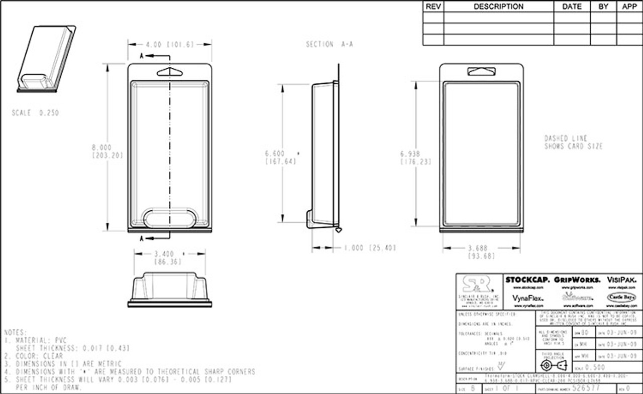 526577 - Stock Clamshell Packaging